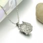 Titanium Stainless Steel Mystic Oriental Dragon Head w/ CZ Biker Pendant Necklace Gothic/Punk/Funky