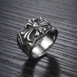 Titanium Stainless Steel Celtic Cross Biker Gothic Mens Ring Band