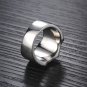 Titanium Stainless Steel Celtic Cross Biker Gothic Mens Ring Band