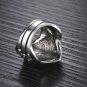 Titanium Stainless Steel Celtic Medieval Shield Armour Biker Gothic Mens Ring Band