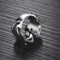 Titanium Stainless Steel Dragon Beast Claw Harley Biker Mens Ring Band