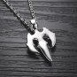Mens Stainless Steel Casting The Trident Claw 3D Pendant Punk Cool Necklace Gothic/Funky