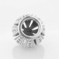 Sterling Silver Royal Crown Clear CZ Collector's Edition Necklace Pendant Charm - European Style