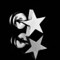 Pair Surgical Stainless Steel Silver Star Earring Stud Mens/Ladies