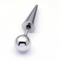 6Pcs/Lot Surgical Stainless Steel 6mm Spike Ball Earring Stud Mens/Lady's