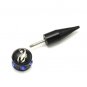 Pair Black Titanium Stainless Steel Spike Fake Plug Ear Taper Scorpion/Scorpio Mens