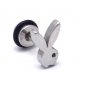 Pair Surgical Stainless Steel Silver Rabbit Playboy Earring Stud Mens/Ladys