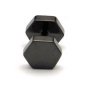 Pair 8mm Surgical Stainless Steel Black Fake Hexagon Barbell Ear Cheater Plug Earrings Mens/Lady's