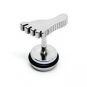 Pair Surgical Stainless Steel Silver Foot Print Bare Feet Earring Stud Mens/Lady's