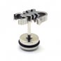 Pair Surgical Stainless Steel Silver Scorpio Scorpion Fake Ear Plug Earrings Stud Mens