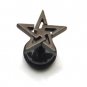Pair Surgical Stainless Steel Black Punk Rock Star Fake Ear Plug Earrings Stud Mens/Lady's