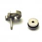Pair Surgical Stainless Steel Silver Sailor Anchor Fake Ear Plug Earrings Stud Mens/Lady's