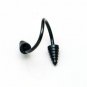 5Pcs/Lot Surgical Stainless Steel Black Double Arrow Spiral Twist Ear Eyebrow Bar Ring Body Piercing