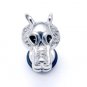 Pair Surgical Stainless Steel Dragon Head Men's Anti-Allegic Stud Earrings Punk Rock