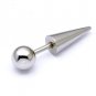 6Pcs/Lot Surgical Stainless Steel 6mm Spike Ball Earring Stud Mens/Lady's
