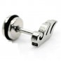 Pair Surgical Stainless Steel Silver Angel Wing Earrings Stud Mens/Lady's