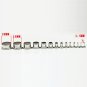 3 Pairs Silver Surgical Stainless Steel Screw Back Ear Gauges Flesh Tunnel Plug Stretcher Expander