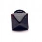 Pair Surgical Stainless Steel Pyramid Black Earrings Stud Mens/Ladies