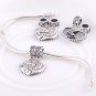 925 Sterling Silver Husband & Wife 2 Part Pendant - fits European Beads Bracelets