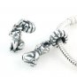925 Sterling Silver Chinese Zodiac Dog Pendant - fits European Beads Bracelets