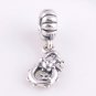 925 Sterling Silver Chinese Zodiac Dragon Pendant - fits European Beads Bracelets