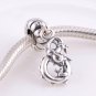 925 Sterling Silver Chinese Zodiac Dragon Pendant - fits European Beads Bracelets