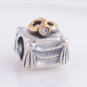 925 Sterling Silver Wedding Ring Bearer Charm - fits European Beads Bracelets