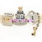 925 Sterling Silver ANNIVERSARY Charms Gift Set - fits European Beads Bracelets