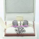 925 Sterling Silver WINTER KISS Charms Gift Set - fits European Beads Bracelets