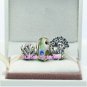 925 Sterling Silver PRETTY PEACOCK Charms Gift Set - fits European Beads Bracelets
