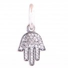 925 Sterling Silver Symbol Of Protection CZ Necklace Pendant Charm - European Beads Bracelets