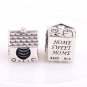 925 Sterling Silver Home Sweet Home Charm - fits Biagi/Pandora/Troll/All European Bracelets