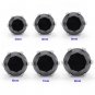Pair Studex Sensitive Stainless Steel Round Black CZ Stud Earring Mens/Lady's