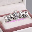 925 Sterling Silver CHRISTMAS TREE LIGHTS Charms Gift Set - fits European Bracelets