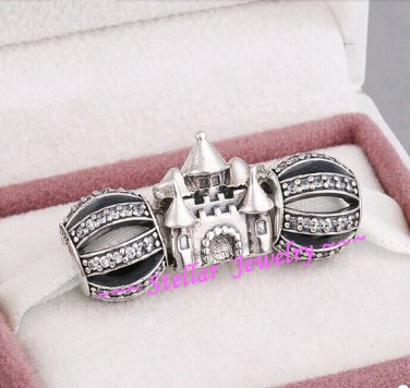 925 Sterling Silver CASTLE IN THE CLOUDS Charms Gift Set - fits European Bracelets