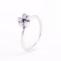 925 Sterling Silver Pink Cherry Blossom Ring - Size US 6,7,8,9