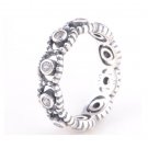 925 Sterling Silver Her Majesty Clear Romance Ring - Size US 6,7,8,9
