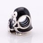 925 Sterling Silver Penguin Family w/ Black Enamel Charm - fits Biagi/Pandora/Troll Bracelets