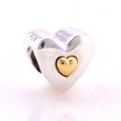 925 Sterling Silver Happy Anniversary Charm - fits European Beads Bracelets