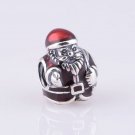 Sterling Silver St. Nick Father Christmas Charm - fits European Beads Bracelets