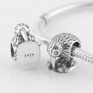 925 Sterling Silver Kiwi Bird Charm - fits European Beads Bracelets