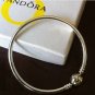 925 Sterling Silver Charm Bangle Bracelet - fits European Beads