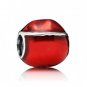 925 Sterling Silver Jolly Santa Christmas Charm - fits European Beads Bracelets