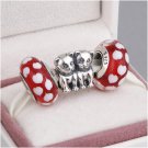 925 Sterling Silver CAT LOVERS Charms Gift Set - fits European Bracelets