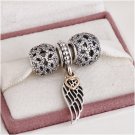 925 Sterling Silver HEAVENLY ANGEL Charms Gift Set - fits European Bracelets