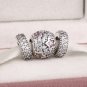 925 Sterling Silver SPARKLING PINK STAR Charms Gift Set - fits European Bracelets