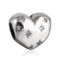 925 Sterling Silver Be Magical Heart Love Bead Charm