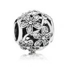 925 Sterling Silver Dazzling Daisy Meadow Charm Bead
