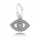 925 Sterling Silver Symbol of Insight Dangle Necklace Pendant Charm