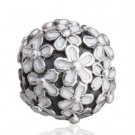 925 Sterling Silver Darling Daisy Meadow Clip Charm